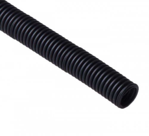 Труба гофрированная ПНД d25мм легкая с протяжкой черн. (уп.20м) Ruvinil 22501(20) 22501(20)