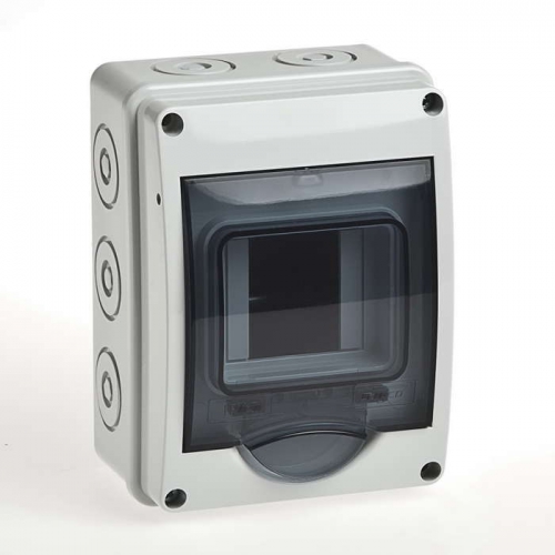 Бокс ОП Тусо 3мод. IP65 с верт. двер. Рувинил 69003 69003