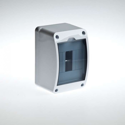 Бокс ОП Тусо 4мод. IP40 бел./прозр. двер. Рувинил 68304 68304