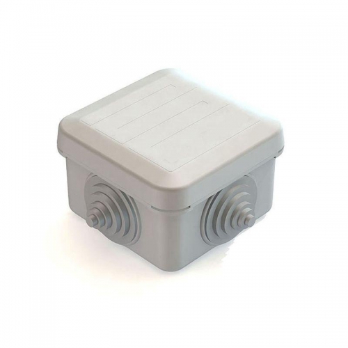 Коробка распаячная для наружного монтажа 70х70х40мм IP55 4 гермоввода с защелк. крышкой CHINT 8820012 8820012