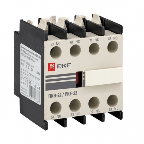 Приставка контактная ПКЭ-22 2NO+2NC EKF ctr-sc-25 ctr-sc-25