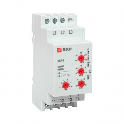 Реле контроля фаз РКФ-8 многофукц. EKF rkf-8 13.03.2026