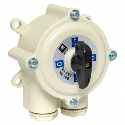 Выключатель пакетный ПВ 3-16 М1 пл. IP56 EKF pv-3-16-4 pv-3-16-4