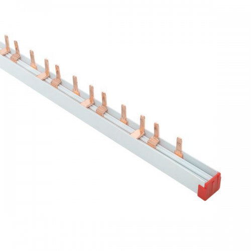 Шина соединительная PIN 3ф 63А мед. изол. 54мод (дл.1м) EKF pin-03-63 pin-03-63