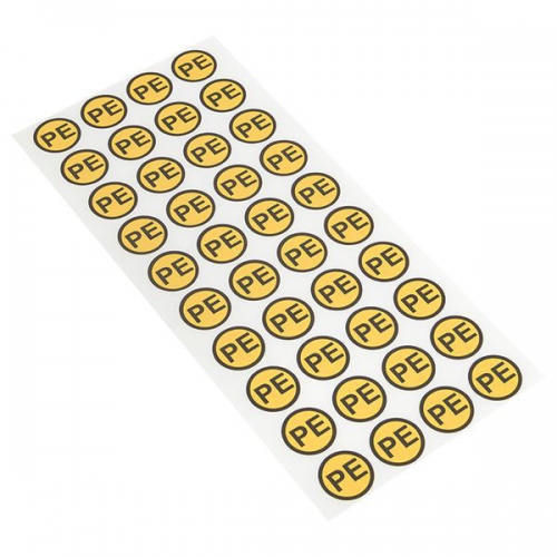 Наклейка PE d20мм EKF an-2-08 an-2-08