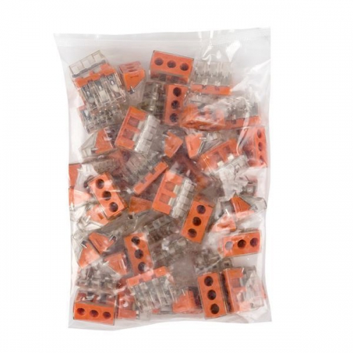 Клемма строительно-монтажная СМК 773-173 3-проводная 2.5-6кв.мм с пастой (уп.50шт) PROxima EKF plc-smk-773-173 plc-smk-773-173