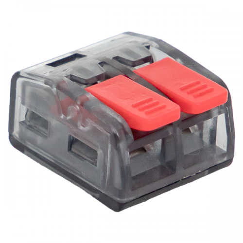 Клемма СМК 221-412 2 отверстия 0.2-4.0кв.мм (уп.100шт) PROxima EKF plc-smk-221-412 plc-smk-221-412