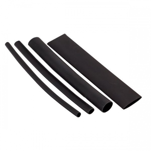 Набор трубок термоусадочных ТУТк клеевые нг черн. (3/1; 4.8/1.6; 6/2; 9/3; 12/4) по 100мм PROxima EKF tut-k-n-1-r tut-k-n-1-r