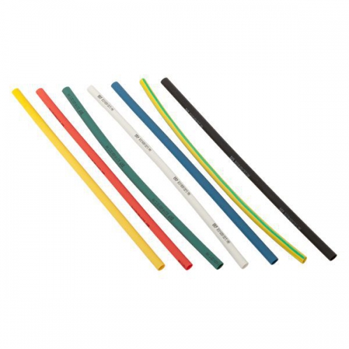 Набор трубок термоусадочных тонкостен. 2/1 (7 цветов по 3шт 100мм) EKF tut-n-2 tut-n-2