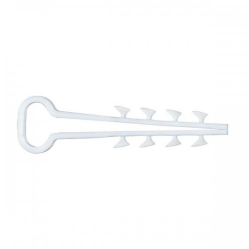 Дюбель-хомут d5-10мм для плоского кабеля полипропилен бел. (уп.50шт) EKF plc-cd-5x10w plc-cd-5x10w