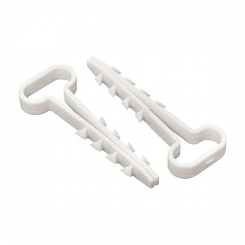 Дюбель-хомут d6х12мм для плоского кабеля полипропилен бел. (уп.50шт) EKF plc-cd-6x12w plc-cd-6x12w