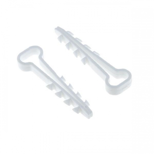 Дюбель-хомут d5-8мм для плоского кабеля нейлон бел. (уп.100шт) PROxima EKF plc-nccf-5x8w plc-nccf-5x8w