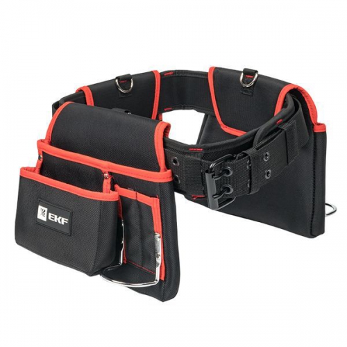 Сумка-пояс двухсекционная усиленная с двухшпеньковым ремнем С-12 Master EKF c-12 c-12