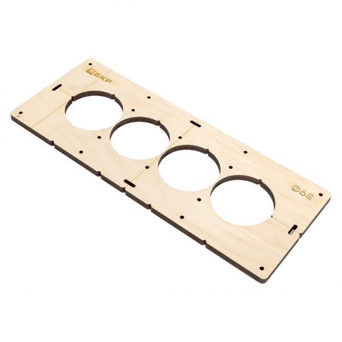 Шаблон для подрозетников c 4 отв. d68мм Expert EKF sh-d68-4 sh-d68-4