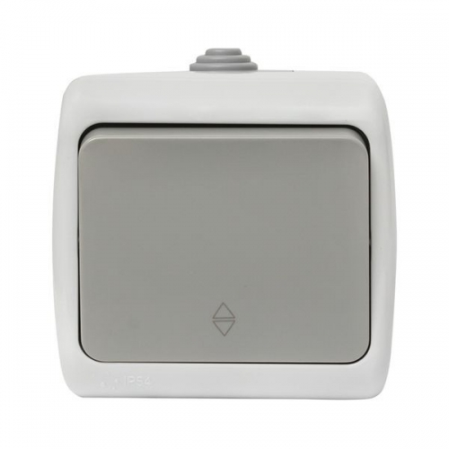 Переключатель проходной 1-кл. ОП Мурманск 10А IP54 сер. EKF EFV10-025-30-54 EFV10-025-30-54