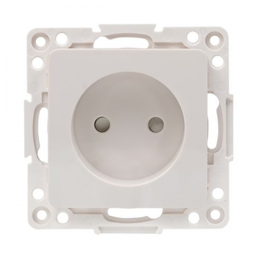 Розетка 1-м СП Стокгольм 10А IP20 без заземл. защ. шторки механизм бел. PROxima EKF EYR10-022-10 EYR10-022-10