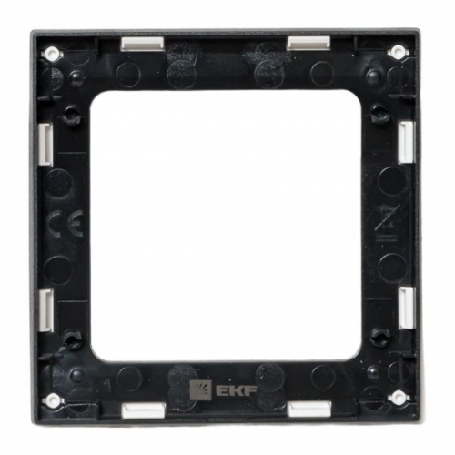 Рамка 1-м Стокгольм бел. с линией цвета черн. PROxima EKF EXM-G-304-10 EXM-G-304-10