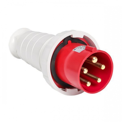 Вилка эл. каб. 63А 3P+РЕ+N 380В IP67 (035) EKF ps-035-63-380 ps-035-63-380