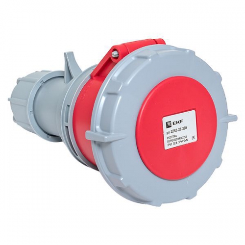 Розетка переносная 2252 3Р+РЕ+N 32А 380В IP67 PROxima EKF ps-2252-32-380 ps-2252-32-380