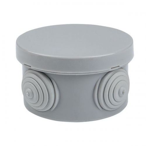 Коробка распаячная КМР-040-039 наружная с крышкой 85х40 АБС 4 мембранных ввода IP54 EKF plc-kmr-040-039 plc-kmr-040-039