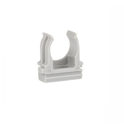 Держатель для труб (клипса) d16мм сер. (уп.100шт) Plast EKF derj-z-16n derj-z-16n