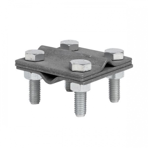 Зажим крестовидный прут-прут (3 пластины 57х57мм) HZ PROxima EKF lp-55758 lp-55758