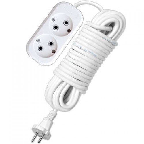 Удлинитель 2х10м без заземления 10А IP20 Е-202 АБС-пл. ПВС 2х0.75 UNIVersal 9634265 9634265