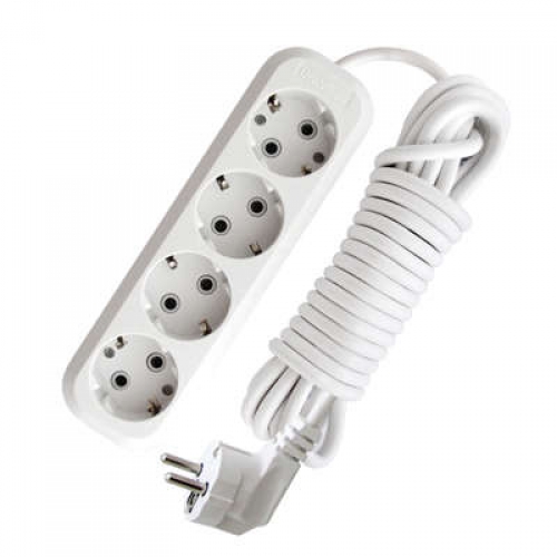 Удлинитель 4х7м с заземлением 16А IP20 Е-304 АБС-пл. ПВС 3х1 UNIVersal 9631983 9631983