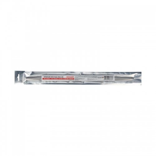 Припой пруток ПОС-30 (d8мм L400мм 200±10гр) Rexant 09-3531 09-3531