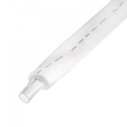 Трубка термоусадочная 25.0/12.5 1м бел. Rexant 22-5001 22-5001