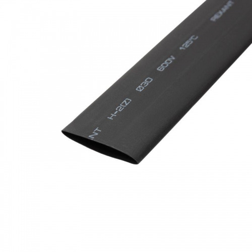 Трубка термоусадочная 30.0/15.0 1м черн. Rexant 23-0006 23-0006