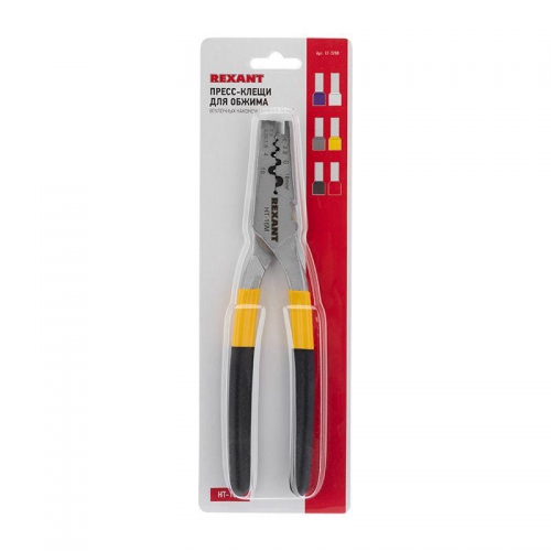 Пресс-клещи для обжима втулочных наконечников 0.5-16кв.мм (HT-16M) Rexant 12-3208 дек.08