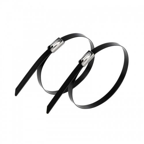 Хомут стальной с полимерным покрытием 300х4.6 (уп.50шт) Rexant 07-0308-5 07-0308-5