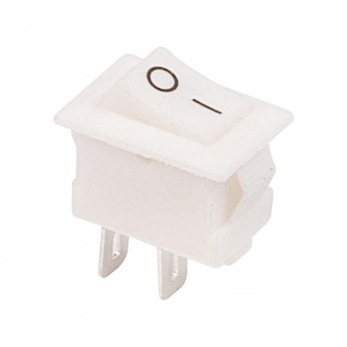 Выключатель клавишный 250В 3А (2с) ON-OFF бел. Micro (RWB-101) Rexant 36-2012 36-2012