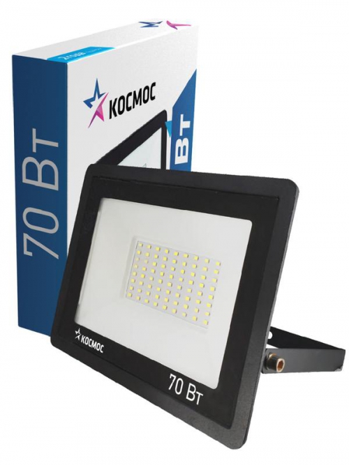 Прожектор светодиодный 70Вт 6500К IP65 5600лм Super-Slim КОСМОС K_PR5_LED_70 K_PR5_LED_70
