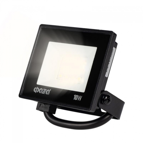 Прожектор светодиодный СДО-20 10Вт 6500К IP65 230В BL ДО прозр. закален. стекло ФАZА 5047242 5047242