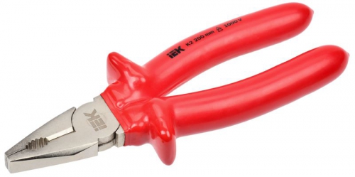 Пассатижи диэлектрические Profi 200мм 1000В ARMA2L 3 IEK A2L3-PL20-K2-200 A2L3-PL20-K2-200