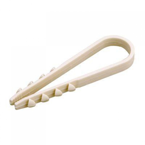 Дюбель-хомут 11-18 для круглого кабеля бел. (уп.100шт) REXANT 07-4502 07-4502