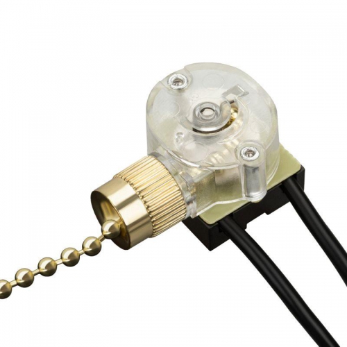 Выключатель для настенного светильника с проводом и деревянным наконечником gold блист. Rexant 06-0243-A 13.03.2026