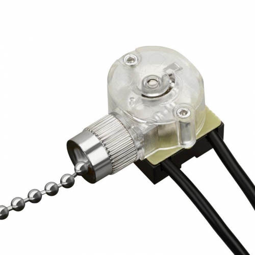 Выключатель для настенного светильника с проводом и деревянным наконечником Silver блист. Rexant 06-0242-A 13.03.2026