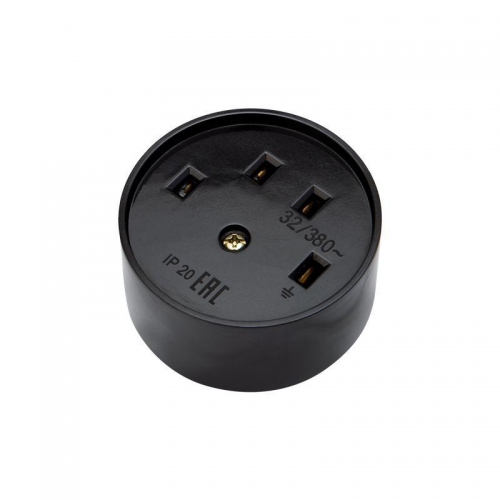 Розетка РШ для электрической плиты 32А 380В 3Р+РЕ (ОУ) черн. Rexant 11-8525 ноя.25