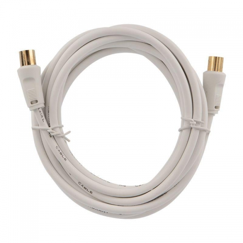 Шнур TV Plug - TV Jack 3м бел. Rexant 18-0004 18-0004