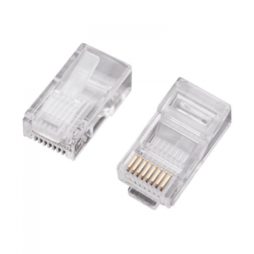 Джек компьютерный RJ45 (8P8C) кат.5E (уп.100шт) Rexant 05-1021 05-1021