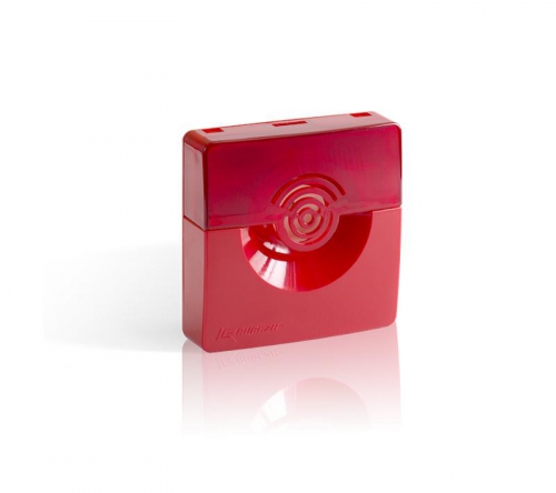 Оповещатель охранно-пожарный комбинированный свето-звуковой ОПОП 124-7 100дБ 24В 10/30мА 9-27В корпус красн. Рубеж Rbz-226684 Rbz-226684