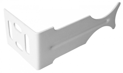 Кронштейн угловой универсальный (100шт кор.) бел. VALFEX 402008080 402008080