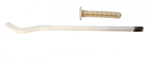 Кронштейн штыревой 7х300 плоский с дюбелем (50шт кор.) VALFEX 402007300 402007300