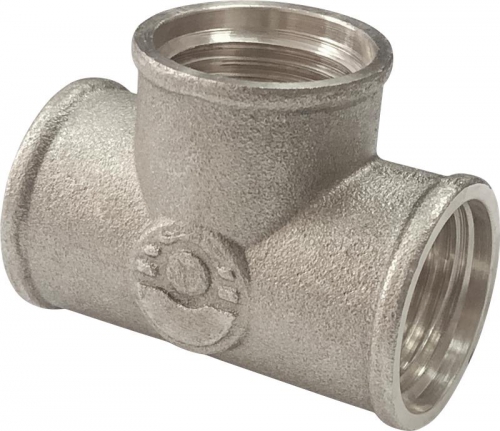 Тройник никелированный ВР-ВР-ВР 1дюйм (25/5) VALFEX VF.130.N.100 VF.130.N.100