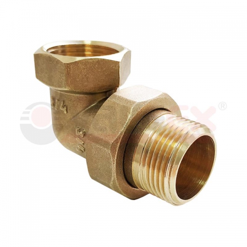 Сгон разъемный угловой (американка) ВР-НР 1/2дюйм (90/10) VALFEX VF.098.L.012 VF.098.L.012