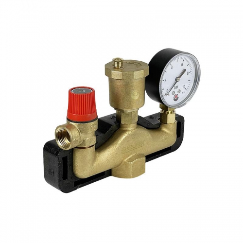 Группа безопасности латунная классик в теплоизоляции3 бар (10) К VALFEX VF.461.0.3P VF.461.0.3P