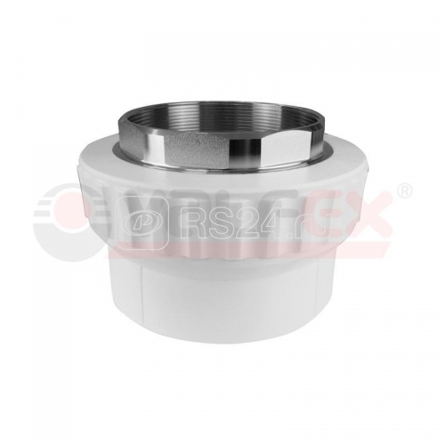 Муфта переходная с наружной резьбой 40х1 1/2дюйм под ключ (24/6) бел. VALFEX 10135240 10135240